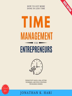 cover image of Time Management for Entrepreneurs